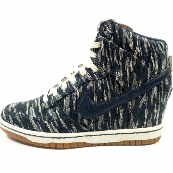 COPY - Nike Dunk sky Hi Hidden, wedge Sneakers - Picture 2 of 12